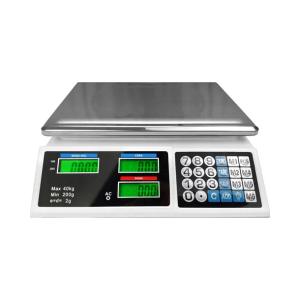 WAGA SKLEPOWA 40KG / 2g ELEKTRONICZNA KUCHENNA GASTRONOMICZNA MAGAZYNOWA