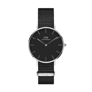 Daniel Wellington DW Watch Petite Cornwall Black Silver 28mm