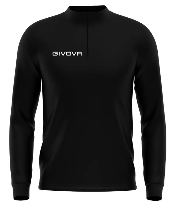 GIVOVA bluza sportowa męska treningowa na zamek MA020 czarny (XL)