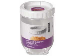 Pojemnik plastikowy okrągły 700ml Interlock Lock & INL304
