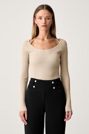 Guess sweter damski z wiskozą MEGHAN