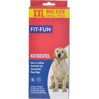 FIT+FUN Woreczki na odchody Opakowanie zbiorcze 21 × 20