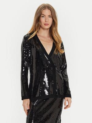 TWINSET Marynarka 242TT3145 Czarny Straight Fit
