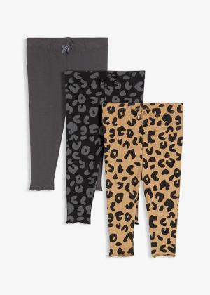 Niemowlęce legginsy z czystej bawełny organicznej (3 szt.)