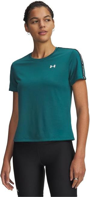 UNDER ARMOUR koszulka treningowa damska UA Tech WM Tape SS zielona (L)
