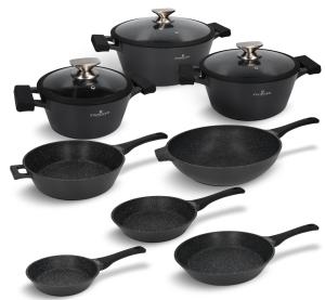 Zestaw garnków i patelni 11 el. Black Stone Zwieger