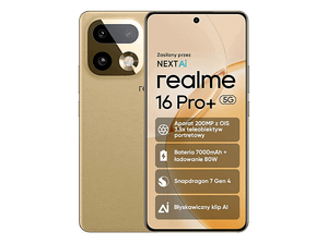 Smartfon REALME 16 Pro+ 5G 8 GB/ 256 GB Złoty