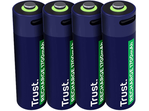 Akumulatory TRUST AA USB-C 4 szt.