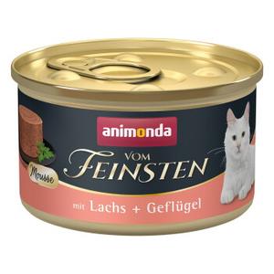 animonda vom Feinsten mokra karma dla dorosłych kotów Łosoś i drób 12x85 g