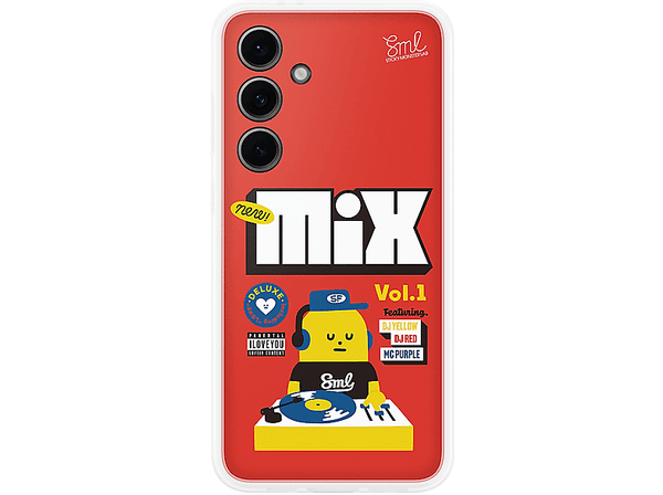 Etui SAMSUNG Flipsuit Case do Galaxy S24 FE Czerwony