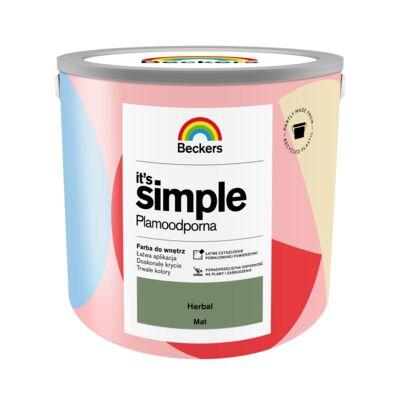 Farba plamoodporna IT'S SIMPLE Herbal 2,5 l Beckers