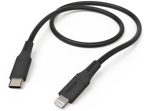 Kabel HAMA Ładujący/data Flexible USB-C - Lightning 1.5m Czarny