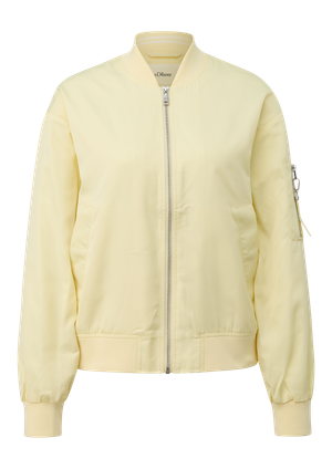 Satynowa bluza z kołnierzem typu bomber