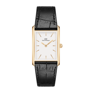Daniel Wellington DW Watch Bound Black Crocodile Gold 22x32