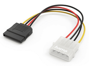 Adapter zasilania HAMA Molex- Sata 5,25