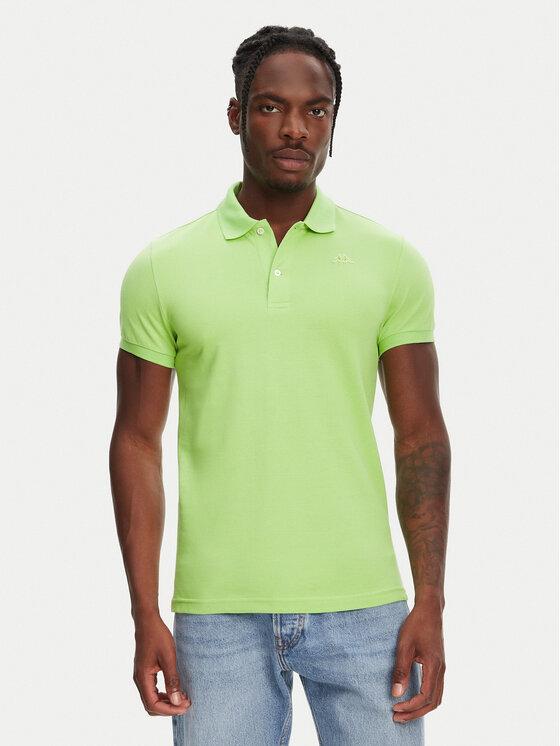 Robe di Kappa Polo William 6006170 Zielony Slim Fit