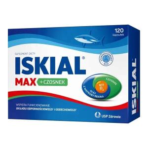 Iskial Max + Czosnek 120 kapsułek