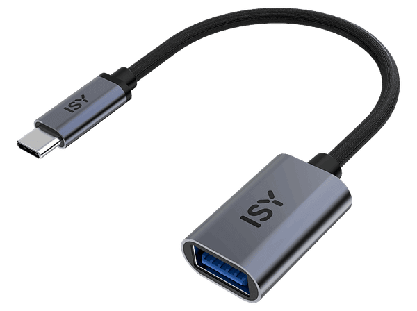 Adapter USB-C na USB-A 3.0 OTG ISY IAD-1050 Srebrny