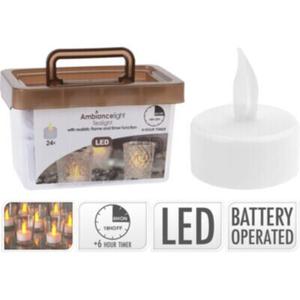 Zestaw świeczek tealight led 24 szt.