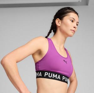 PUMA biustonosz sportowy do ćwiczeń 4KEEPS ELASTIC fioletowy (XS)