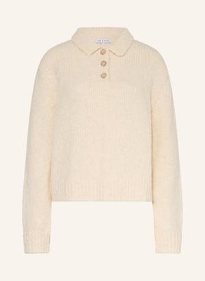 Mrs & Hugs Sweter Z Dodatkiem Alpaki weiss