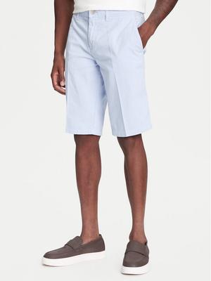 Robe di Kappa Szorty materiałowe Oris 600BTI0 Błękitny Slim Fit