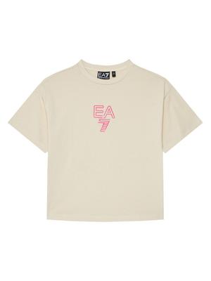 EA7 Emporio Armani T-Shirt 7G000042 AF12503 U1079 Beżowy Relaxed Fit