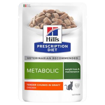Hill's Prescription Diet Metabolic Weight Management z kurczakiem Drób 12x85 g