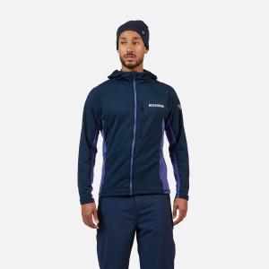 ROSSIGNOL BLUZA NARCIARSKA MĘSKA BLACKSIDE MIX FZH FLEECE granatowy (S)