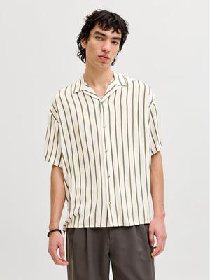 Jack & Jones Koszula Jeff 12288853 Beżowy Relaxed Fit