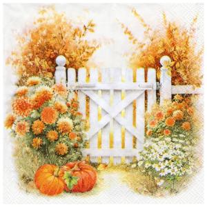 Serwetka do decoupage 33x33cm - Autumn garden - jesienny ogród 1szt