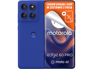 PRODUKT PO EKSPOZYCJI - Smartfon MOTOROLA Edge 60 Pro 5G 12 GB/ 512 GB Niebieski