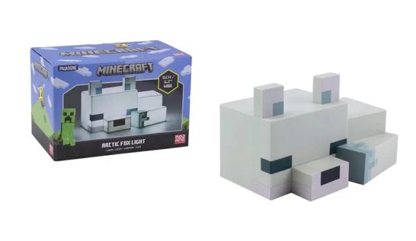 LAMPKA MINECRAFT ARCTIC FOX LIGHT LIS / LISEK 16CM