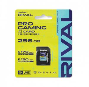 GOODRAM Karta pamięci microSD 256GB Rival UHS-I V30 U3 C10 A2 170/120MBs