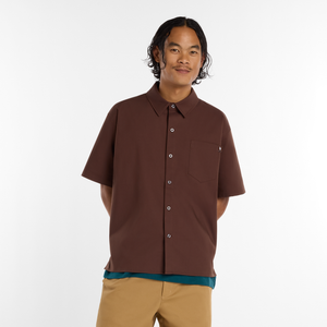 Koszula męska New Balance Numeric MT61J0V9ABJ – brązowa