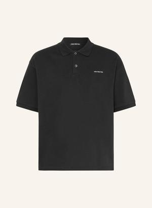Cole Buxton Koszulka Polo Z Pikowanym Wzorem schwarz