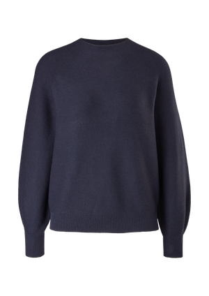 Sweter z dzianiny z domieszką wiskozy