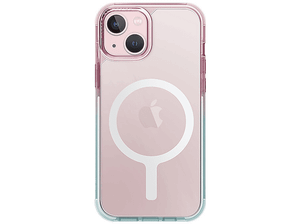 Etui UNIQ Combat Duo do Apple iPhone 15 6.1 Magclick Charging Niebiesko-różowy