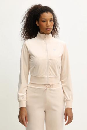 Guess bluza welurowa COUTURE