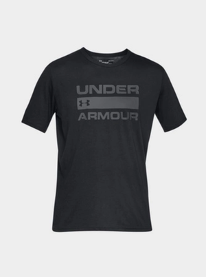 UNDER ARMOUR t-shirt męski koszulka treningowa UA TEAM ISSUE czarny (L)
