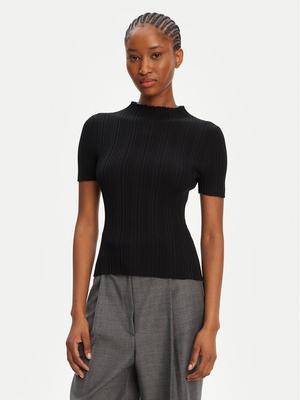 HUGO Bluzka Sarphapilk 50542598 Czarny Slim Fit
