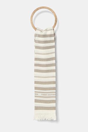 Tommy Hilfiger szalik z domieszką lnu