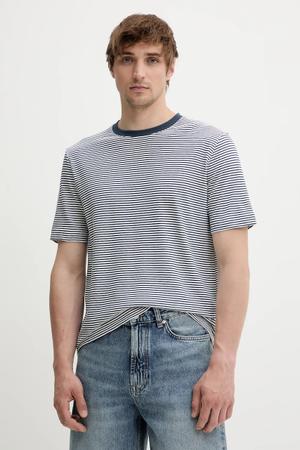 Marc O'Polo t-shirt z domieszką lnu