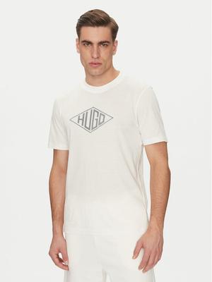 HUGO T-Shirt Dalendi 50534934 Écru Regular Fit