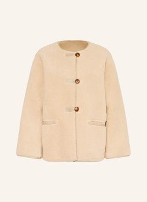 Mrs & Hugs Kurtka Pluszowa beige