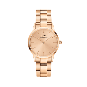 Daniel Wellington DW Watch Iconic Link Unitone RG 28mm Rose Gold