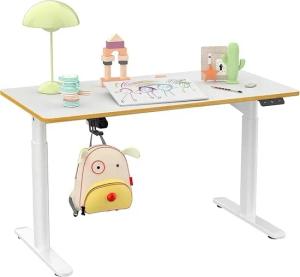 BIURKO DZIECIĘCE FLEXISPOT 110x52 CM ELEKTRYCZNE LED REGULACJA WZROSTU