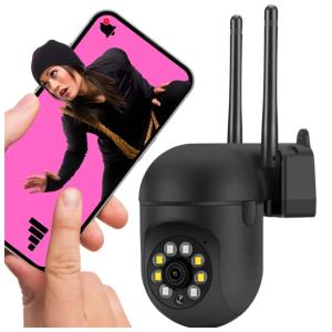 KAMERA ZEWNĘTRZNA WIFI IP OBROTOWA FULL HD DETEKCJA RUCHU WIDOK NOCNY