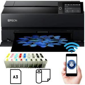 DRUKARKA FOTOGRAFICZNA A3 + Epson SC-P700 Wieczne tusze Wydruk z roli
