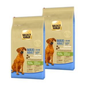 SELECT GOLD Sensitive sucha karma dla psów Adult Maxi Kaczka i ziemniaki 2x12 kg